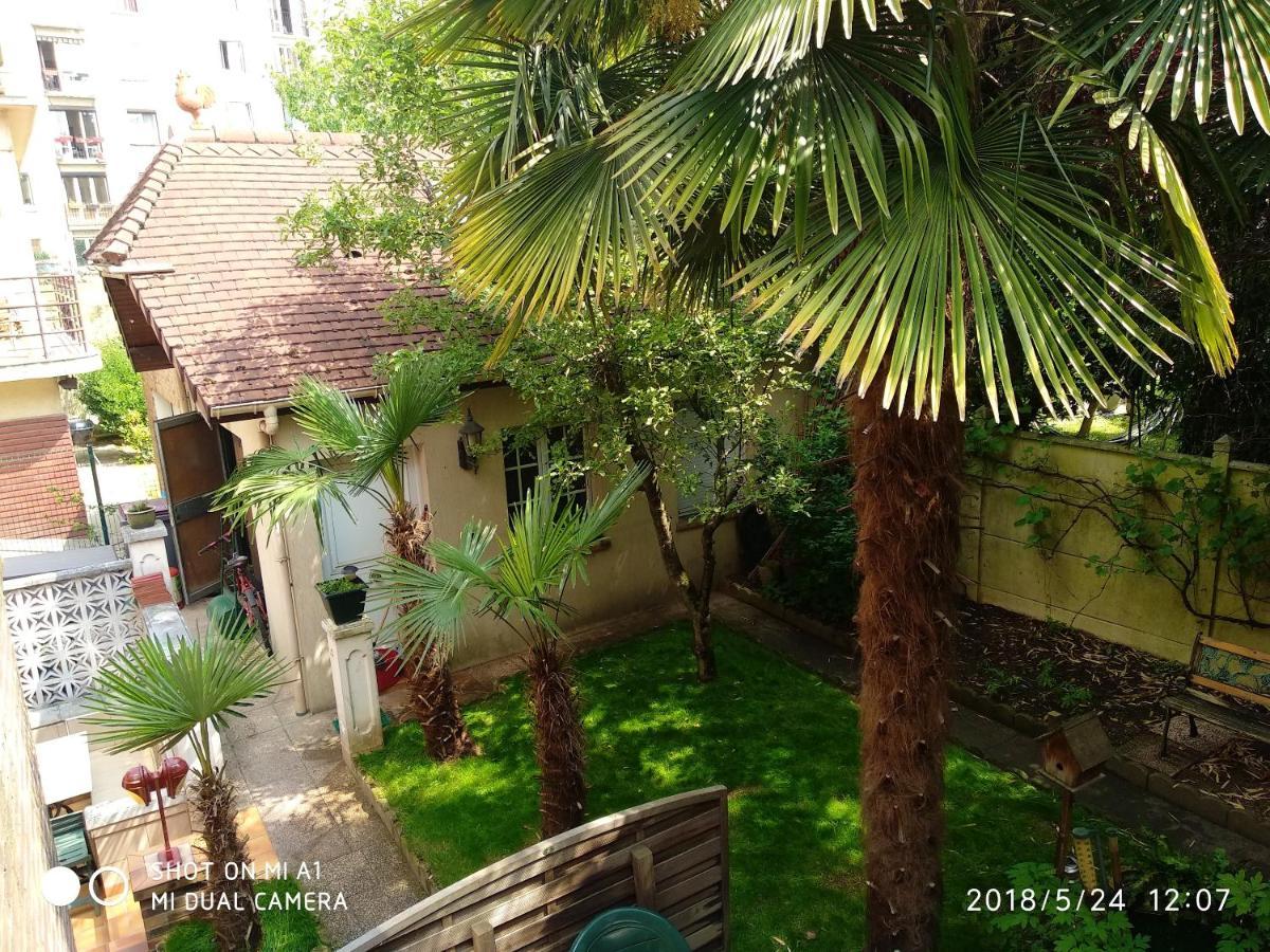 Appartement Charmant A Alfortville 30M² Terrasse Et Jardin Exterior foto